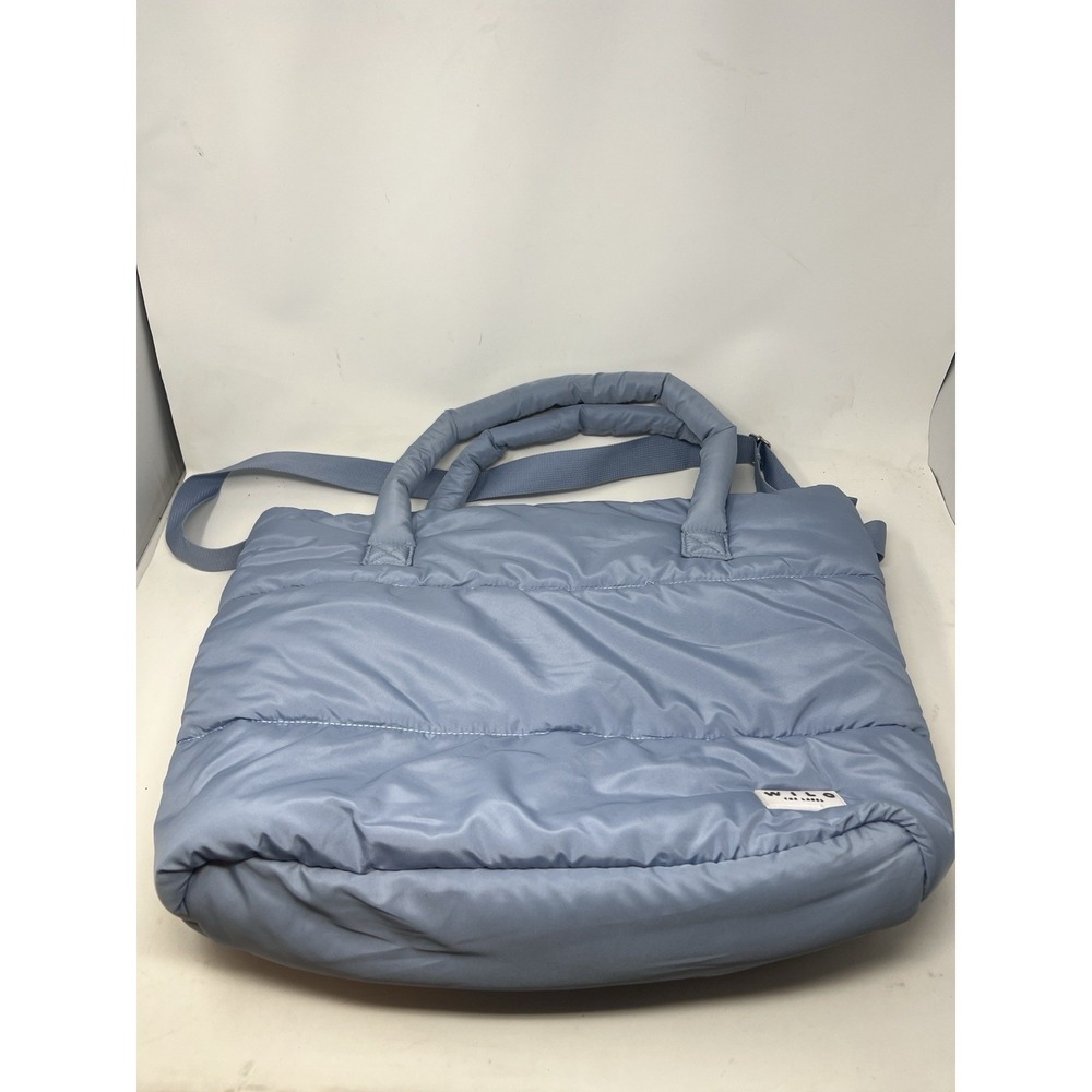 Wilo The Label Puffer Sage Core Weekender Bag With Strap‎ EUC